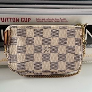 Louis Vuitton Damier Azur Mini Pochette Accessories